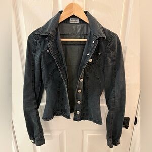 Philosophy by Alberta Ferretti charcoal Denim Jacket